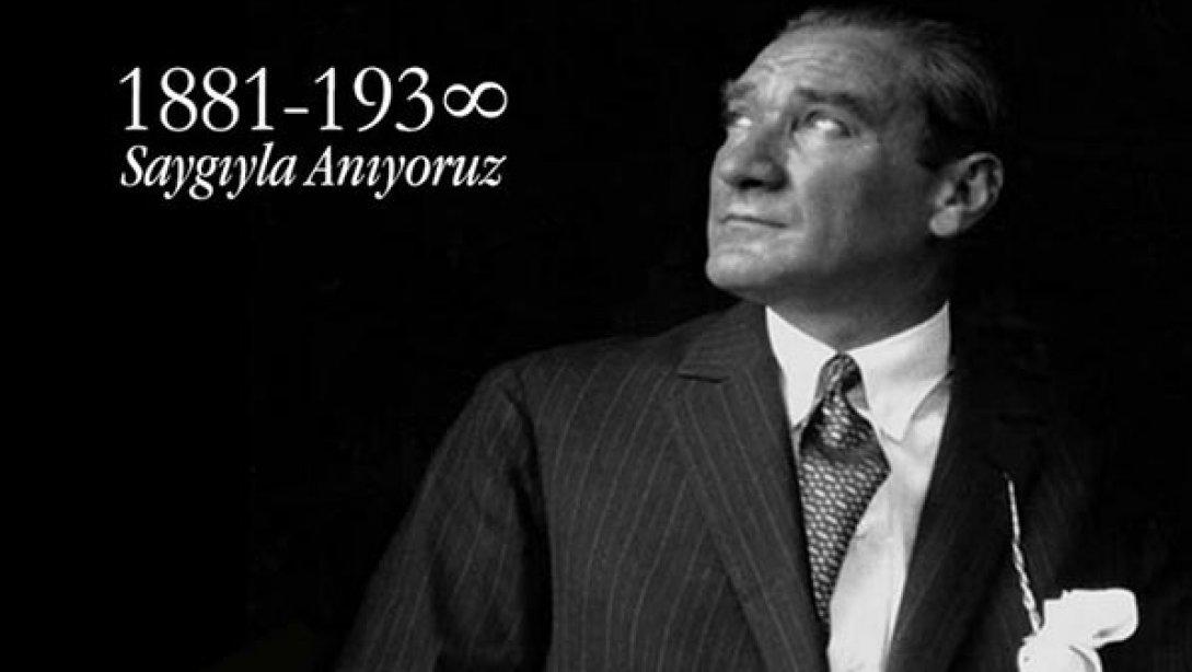 Ulu Önder Mustafa Kemal Atatürk; Ebediyete İrtihalinin 80. Yıldönümünde Törenlerle Anıldı