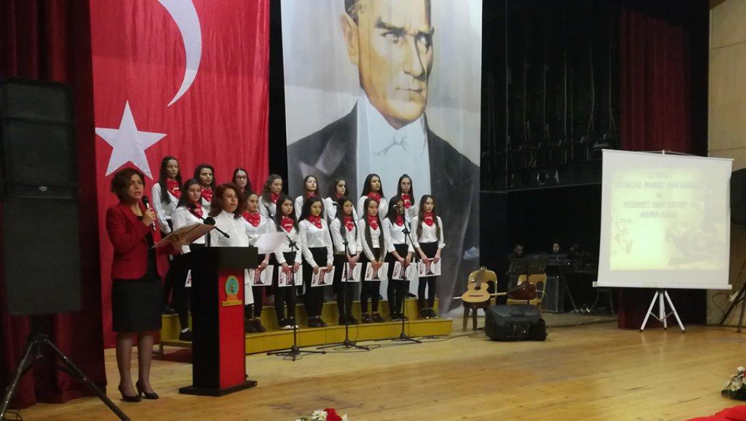 12 Mart İstiklâl Marşının Kabulünün 98. Yıl Dönümü Vesilesiyle Mehmet Akif Ersoyu Anma Programı Gerçekleştirildi