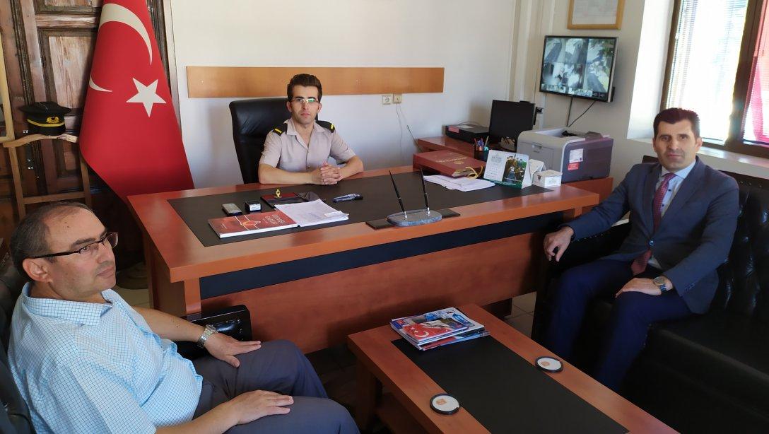 İlçe Milli Eğitim Müdürümüz Bahattin GENGÖRÜ'den, Ödemiş Garnizon Komutanı Mustafa BEYTAŞ'a Ziyaret