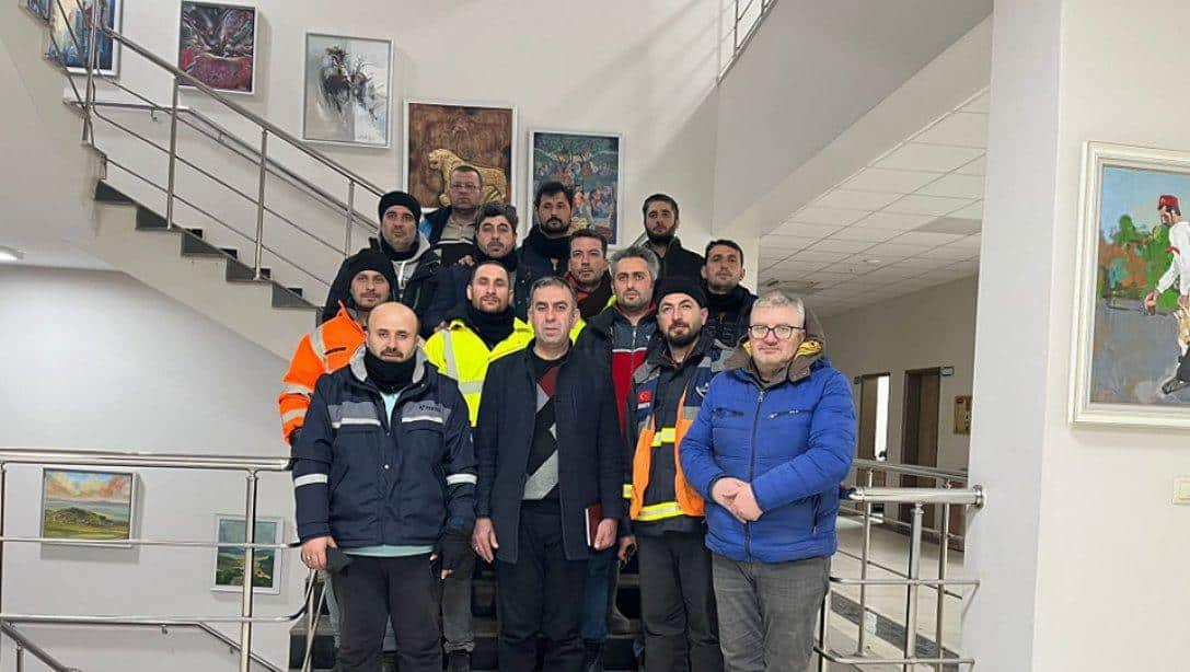 AFAD Gönüllü Öğretmenlerimiz'in , Kahramanmaraş Türkoğlu İlçe Milli Eğitim Müdürü Sayın Mustafa Çelik'i Ziyareti